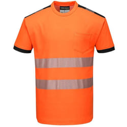 Portwest - T181 T-Shirt Alta Visibilità, Vision, Arancione, l