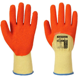 Guanti Da Lavoro Rivestiti In Lattice Extra Grip Giallo-Arancio 10