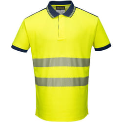 Polo Ad Alta Visibilita' Vision Gialla Giallo-Navy l