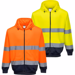 Felpa Alta Visibilità con Zip Portwest B317 La Felpa Portwest B317 è progettata per offrire massima visibilità, comfort e res ...