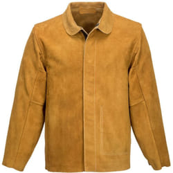 Giacca da saldatura in pelle Marrone 3XL