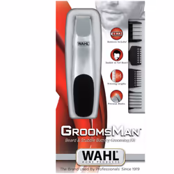 Wahl Groomsman Batteria 6 1,2 cm Nero, Argento