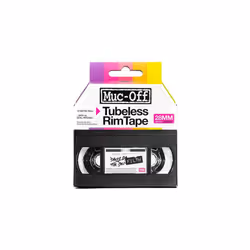 Muc-Off Rim Tape, Patch di riparazione, Pneumatico senza camera d'aria, Rosa, Translucent, 28 mm, Scatola
