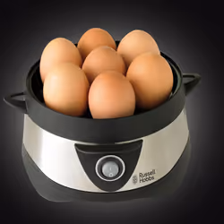 Russell Hobbs Stylo 7 uovo/uova 365 W Nero, Acciaio inox - Vista aggiuntiva 4