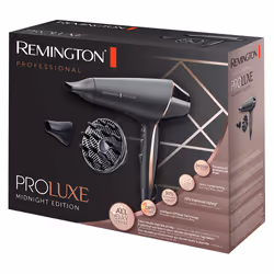 Remington PROLuxe Midnight Edition asciuga capelli 2400 W Nero, Oro - Vista aggiuntiva 4