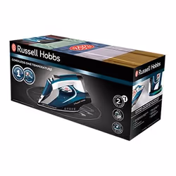 Russell Hobbs Cordless One Temperature Ferro a vapore Piastra in Ceramica 2600 W Nero, Blu, Bianco - Vista aggiuntiva 8