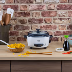 Russell Hobbs 27030-56 cuoci riso 300 W Nero, Bianco - Vista aggiuntiva 4