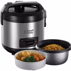 Russell Hobbs presenta un unico prodotto che funziona sia come Vaporiera che come Cuociriso, il top per la cucina salutare, e ...