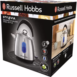 Russell Hobbs Stylevia bollitore elettrico 1,5 L 2200 W Nero, Acciaio inox - Vista aggiuntiva 6