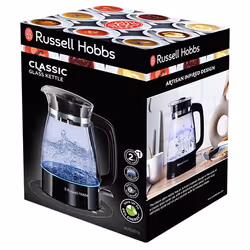 Russell Hobbs 26080-70 bollitore elettrico 1,7 L 2400 W Nero, Trasparente - Vista aggiuntiva 6