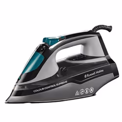 Russell Hobbs 25400-56, Ferro a vapore, Piastra in Ceramica, 3 m, 180 g/min, Nero, Verde, Grigio, 50 g/min