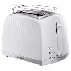 Russell Hobbs 26060-56, 2 fetta/e, Bianco, Plastica, Acciaio inox, Livello, Manopola, 850 W
