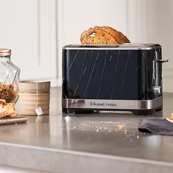 Russell Hobbs 28091-56 tostapane 6 2 fetta/e 1050 W Nero, Acciaio inox