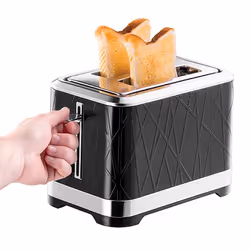 Russell Hobbs 28091-56 tostapane 6 2 fetta/e 1050 W Nero, Acciaio inox