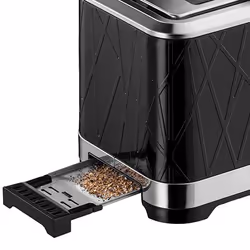 Russell Hobbs 28091-56 tostapane 6 2 fetta/e 1050 W Nero, Acciaio inox - Vista aggiuntiva 5