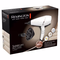 Remington Supercare Pro 2200 AC asciuga capelli 2200 W Nero, Bianco - Vista aggiuntiva 4