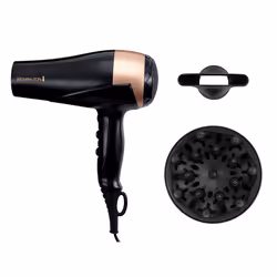 Remington D6098 asciuga capelli 2200 W Nero, Bronzo - Vista aggiuntiva 4