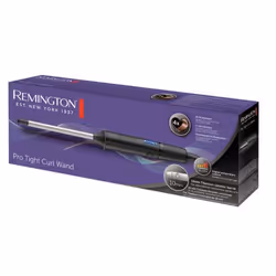 Remington Pro Tight Curl Wand Ferro arricciacapelli Caldo Nero, Argento - Vista aggiuntiva 4