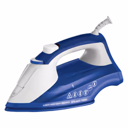 Russell Hobbs 26483-56, Ferro a vapore, Piastra in Ceramica, 2 m, 115 g/min, Blu, Bianco, 35 g/min