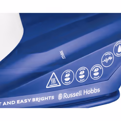 Russell Hobbs 26483-56 ferro da stiro Ferro a vapore Piastra in Ceramica 2400 W Blu, Bianco - Vista aggiuntiva 5