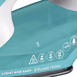 Russell Hobbs 26470-56 ferro da stiro Ferro a vapore Piastra antiaderente 2400 W Verde, Bianco - Vista aggiuntiva 5
