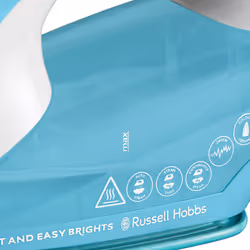 Russell Hobbs 26482-56 ferro da stiro Ferro a vapore Piastra in Ceramica 2400 W Blu, Bianco - Vista aggiuntiva 5
