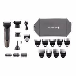 Remington 43319560100 rasoio elettrico / regolabarba / tagliabasette Nero, Grigio - Vista aggiuntiva 6