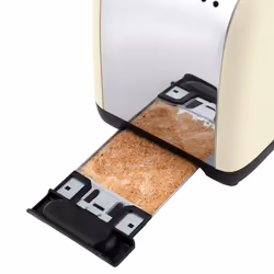 Russell Hobbs 26551-56 tostapane 6 2 fetta/e 1600 W Crema, Argento - Vista aggiuntiva 5