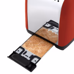 Russell Hobbs 26551-56 6 2 fetta/e 1600 W Rosso, Argento - Vista aggiuntiva 5