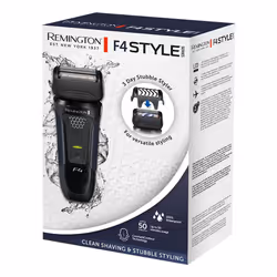 Remington F4002 rasoio elettrico Rotazione Trimmer Nero, Blu - Vista aggiuntiva 4