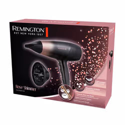 Remington Rose Shimmer asciuga capelli 2200 W Nero, Rosa - Vista aggiuntiva 5
