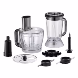 Russell Hobbs 27110-56 robot da cucina 600 W 2,3 L Nero, Rosso, Trasparente