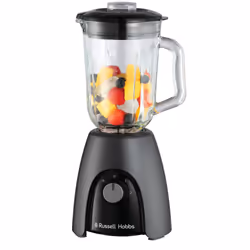 Russell Hobbs 27121-56, Frullatore da tavolo, 1,5 L, Funzione pulsante, 0,9 m, 650 W, Antracite