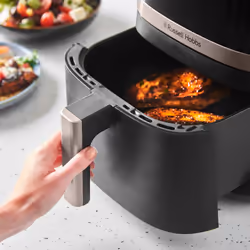 Russell Hobbs 27620-56 Singolo 5,5 L Indipendente 1500 W Friggitrice ad aria calda Nero, Champagne - Vista aggiuntiva 5