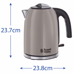 Russell Hobbs 28511-70 bollitore elettrico 1,7 L 2400 W Nero, Crema - Vista aggiuntiva 3