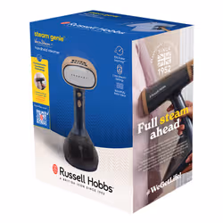 Russell Hobbs 28550-56 stiratrice a vapore Vapore per indumenti portatile 0,2 L 1400 W Blu, Oro - Vista aggiuntiva 2