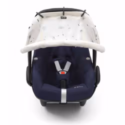 Dooky 1026601 coprigambe da trasporto per bambini Protezione dal sole Cotone Bianco - Vista aggiuntiva 5