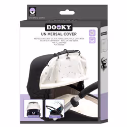 Dooky 1026601 coprigambe da trasporto per bambini Protezione dal sole Cotone Bianco - Vista aggiuntiva 7