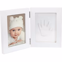 Conserva i bei ricordi dei primi momenti con il tuo bambino. Il set di impronte Dooky Luxury Memory Box Double Frame Handprin ...