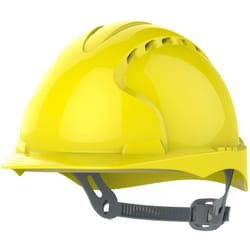 JSP - evo 2 Casque de sécurité avec harnais à cliquet Aéré Casque de sécurité industriel en 397 pour le bâtiment, la construction et les chantiers