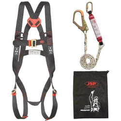 Kit Spartan Arresto Caduta Singolo (Imbracatura 2 Punti + Cordino Singolo) (FAR1102) - JSP