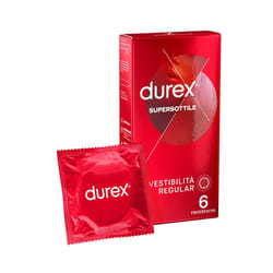 Durex Supersottile 6 Profilattici Sottili Easy-On