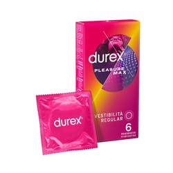 Durex PleasureMax 6 Profilattici Stimolanti Easy-On