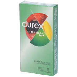 Durex Tropical Mix 6 Profilattici Aromatizzati