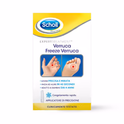 Bomboletta spray ad azione precisa e mirata per il trattamento di porri comuni e verruche