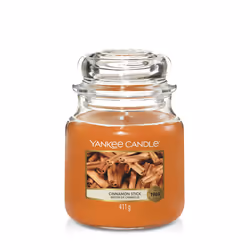 Yankee Candle Cinnamon Stick, Rotondo, Arancione, 75 h, 1 pz