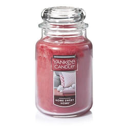 Yankee Candle Home Sweet Home candela di cera Cilindro Malto, Garofano, Vaniglia Rosso 1 pz
