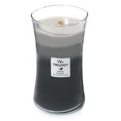 WoodWick 93911 candela di cera Altro Ambra, Muschio, Vetiver Nero, Grigio 1 pz