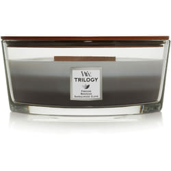 Trilogy Candela profumata Ellipse con stoppino crepitante Legno caldo (Warm Woods) Durata della fragranza: fino a 50 ore - Woodwick