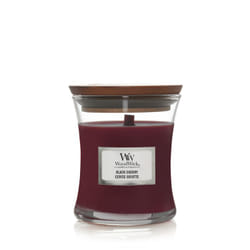 WoodWick Black Cherry candela di cera Rotondo Mora, Zucchero di canna, Melograno Rosso 1 pz